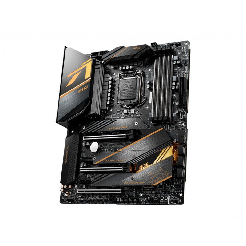 MSI MEG Z490 ACE Motherboard 'ATX, LGA1200, DDR4, Dual LAN, 802.11ax WiFi 6 + Bluetooth 5.1, USB 3.2 Gen2, Lightning USB 20G, T…