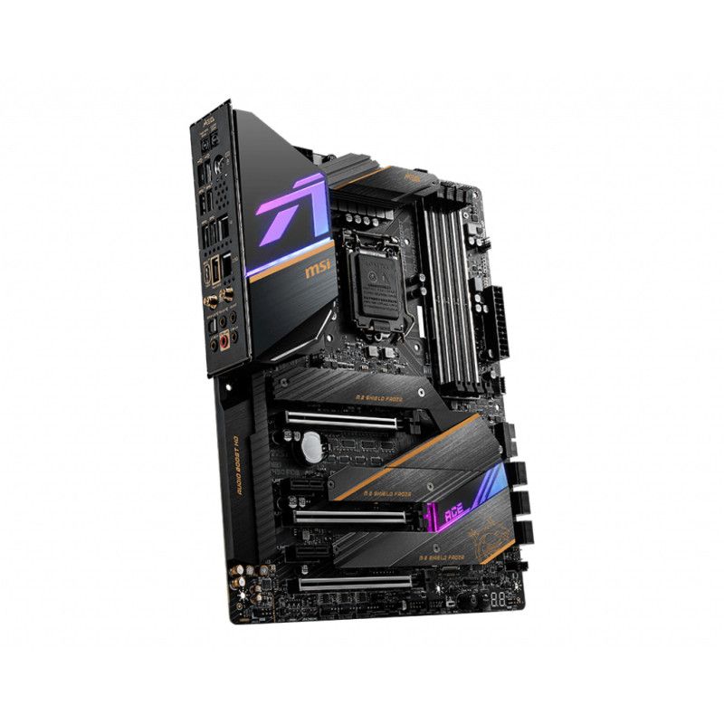 MSI MEG Z490 ACE Motherboard 'ATX, LGA1200, DDR4, Dual LAN, 802.11ax WiFi 6 + Bluetooth 5.1, USB 3.2 Gen2, Lightning USB 20G, T…