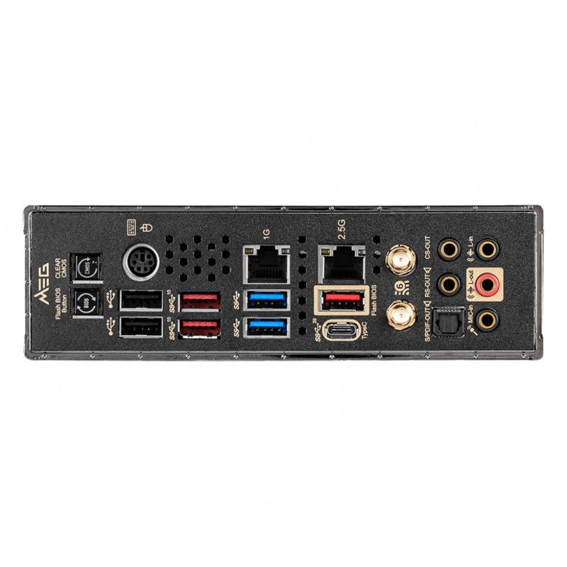 MSI MEG Z490 ACE Motherboard 'ATX, LGA1200, DDR4, Dual LAN, 802.11ax WiFi 6 + Bluetooth 5.1, USB 3.2 Gen2, Lightning USB 20G, T…