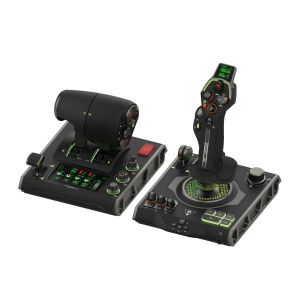 Turtle Beach VelocityOne Flightdeck - Universal HOTAS Simulation Joystick and Throttle with Touch Display, Stick Mounted HUD an…