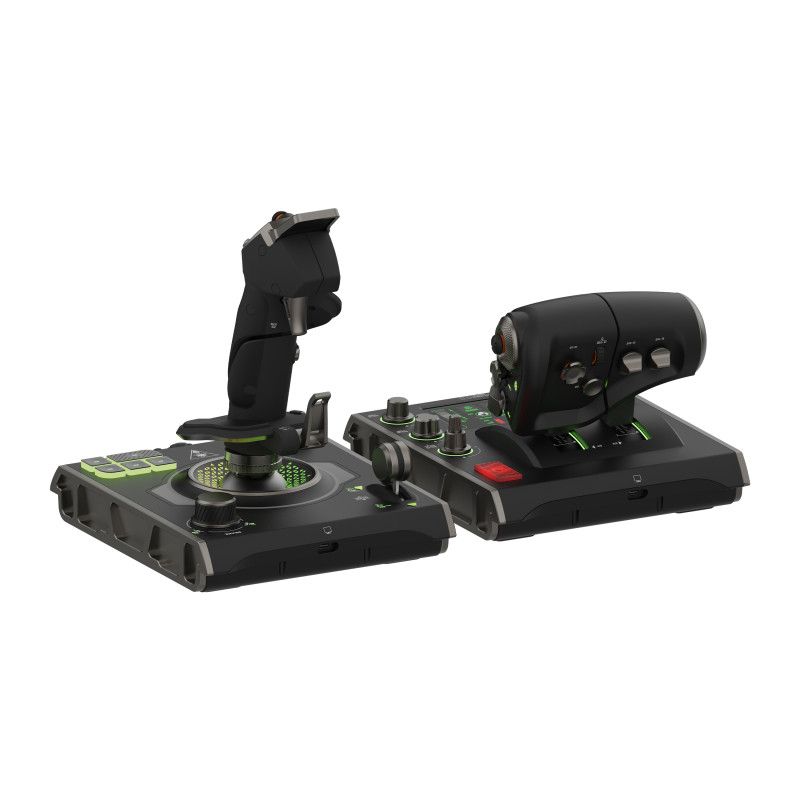 Turtle Beach VelocityOne Flightdeck - Universal HOTAS Simulation Joystick and Throttle with Touch Display, Stick Mounted HUD an…