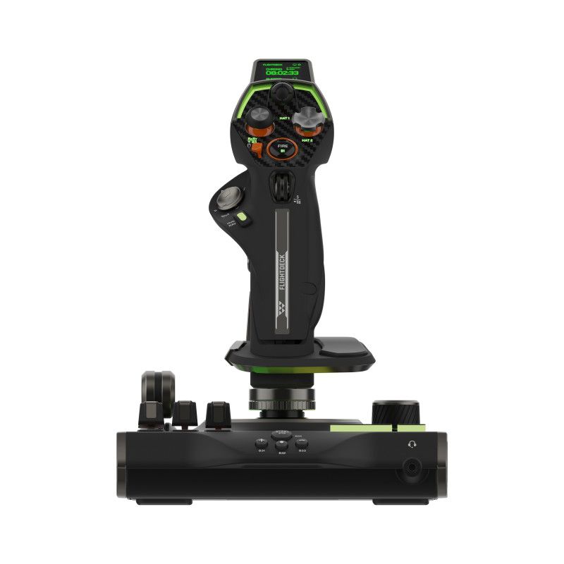 Turtle Beach VelocityOne Flightdeck - Universal HOTAS Simulation Joystick and Throttle with Touch Display, Stick Mounted HUD an…