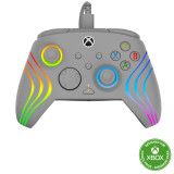 Turtle Beach Afterglow Wave Grey Wired RGB Gaming Controller with Mappable Buttons, Hall-Effect Hair Triggers and Audio Control…