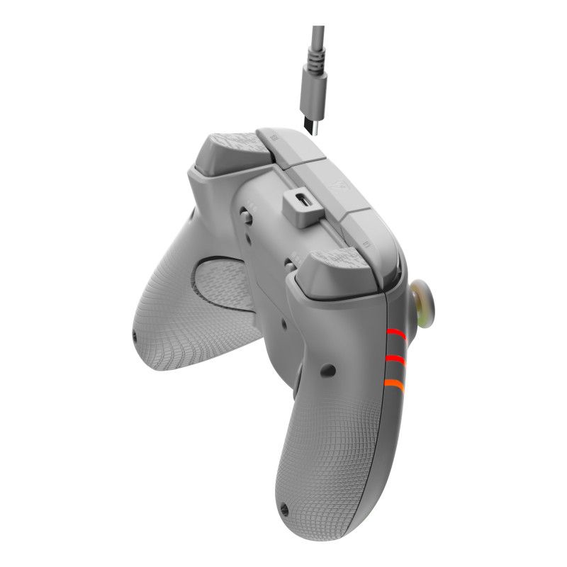 Turtle Beach Afterglow Wave Grey Wired RGB Gaming Controller with Mappable Buttons, Hall-Effect Hair Triggers and Audio Control…