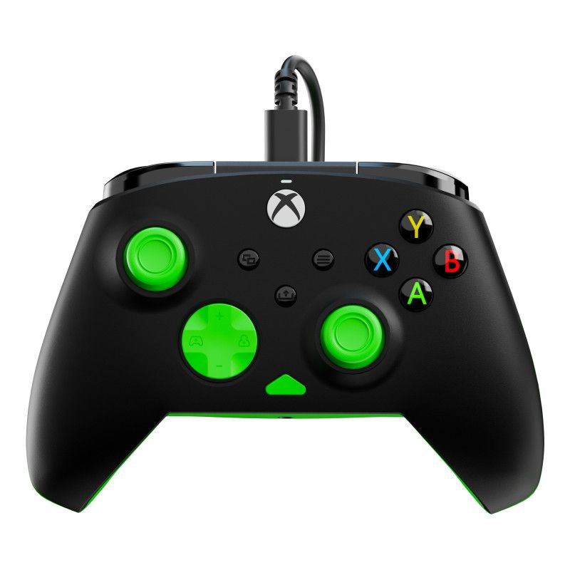 Turtle Beach Rematch Core Black and Green Wired Gaming Controller with Audio Controls, Rumble Motors and Impulse Triggers – Lic…