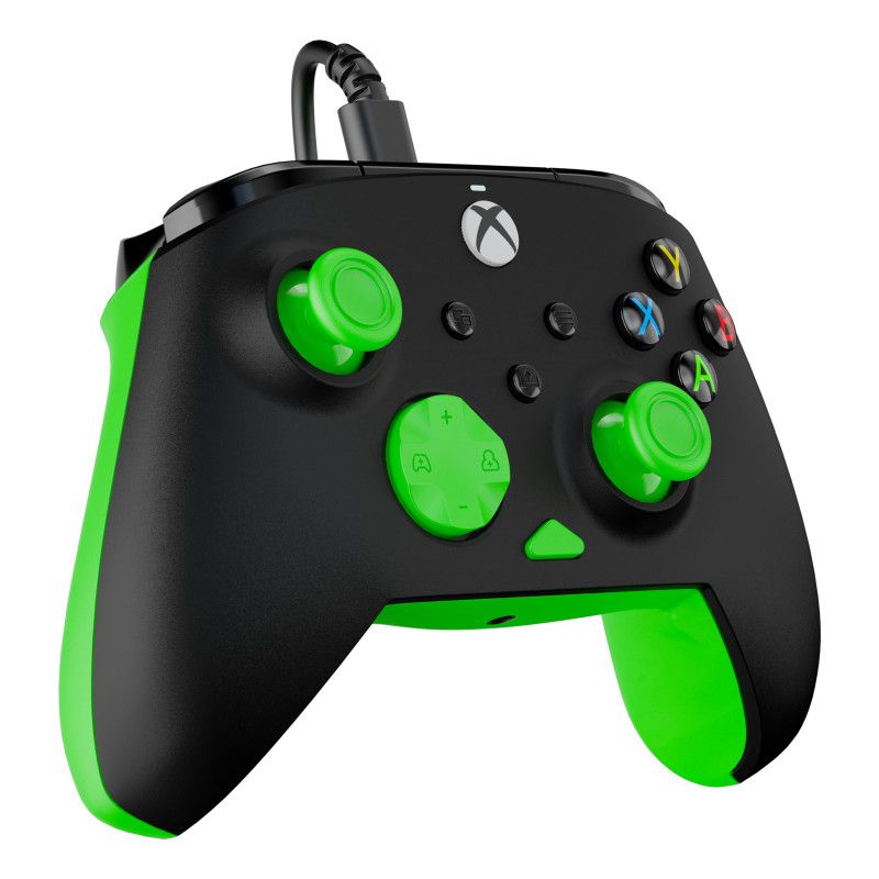 Turtle Beach Rematch Core Black and Green Wired Gaming Controller with Audio Controls, Rumble Motors and Impulse Triggers – Lic…