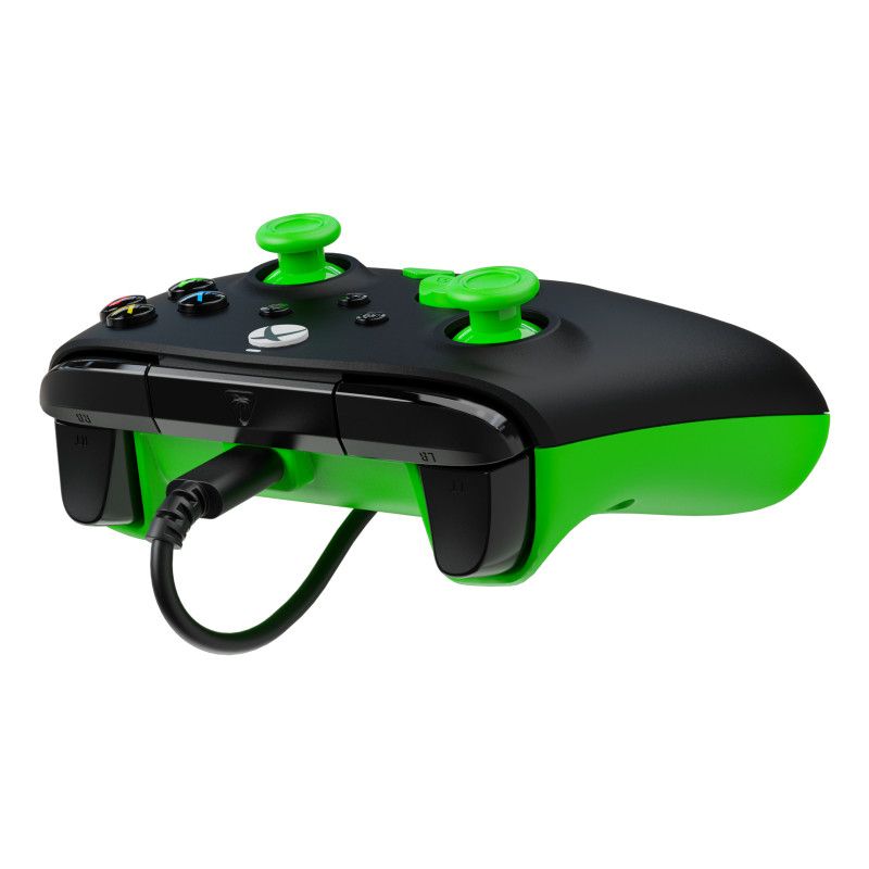 Turtle Beach Rematch Core Black and Green Wired Gaming Controller with Audio Controls, Rumble Motors and Impulse Triggers – Lic…