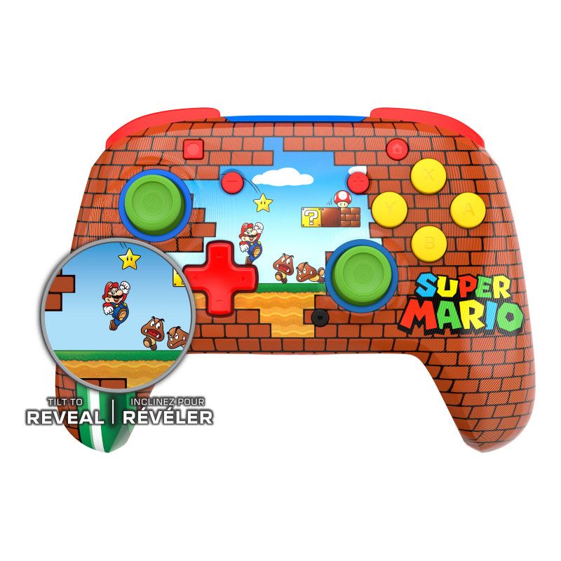 Turtle Beach Rematch Wireless Controller: Mario Bricks Reveal – Officially Licensed by Nintendo. Also works with Nintendo Switc…