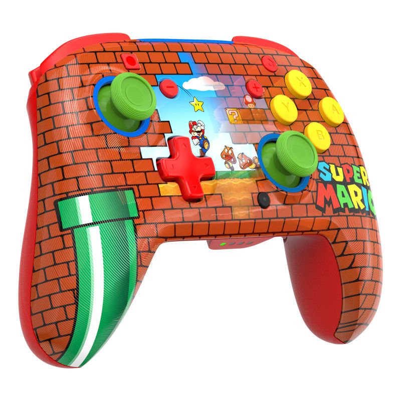 Turtle Beach Rematch Wireless Controller: Mario Bricks Reveal – Officially Licensed by Nintendo. Also works with Nintendo Switc…