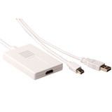 ACT Convertercable Mini DisplayPort male +  USB Audio - HDMI-A femaleConvertercable Mini DisplayPort male +  USB Audio - HDMI-A…